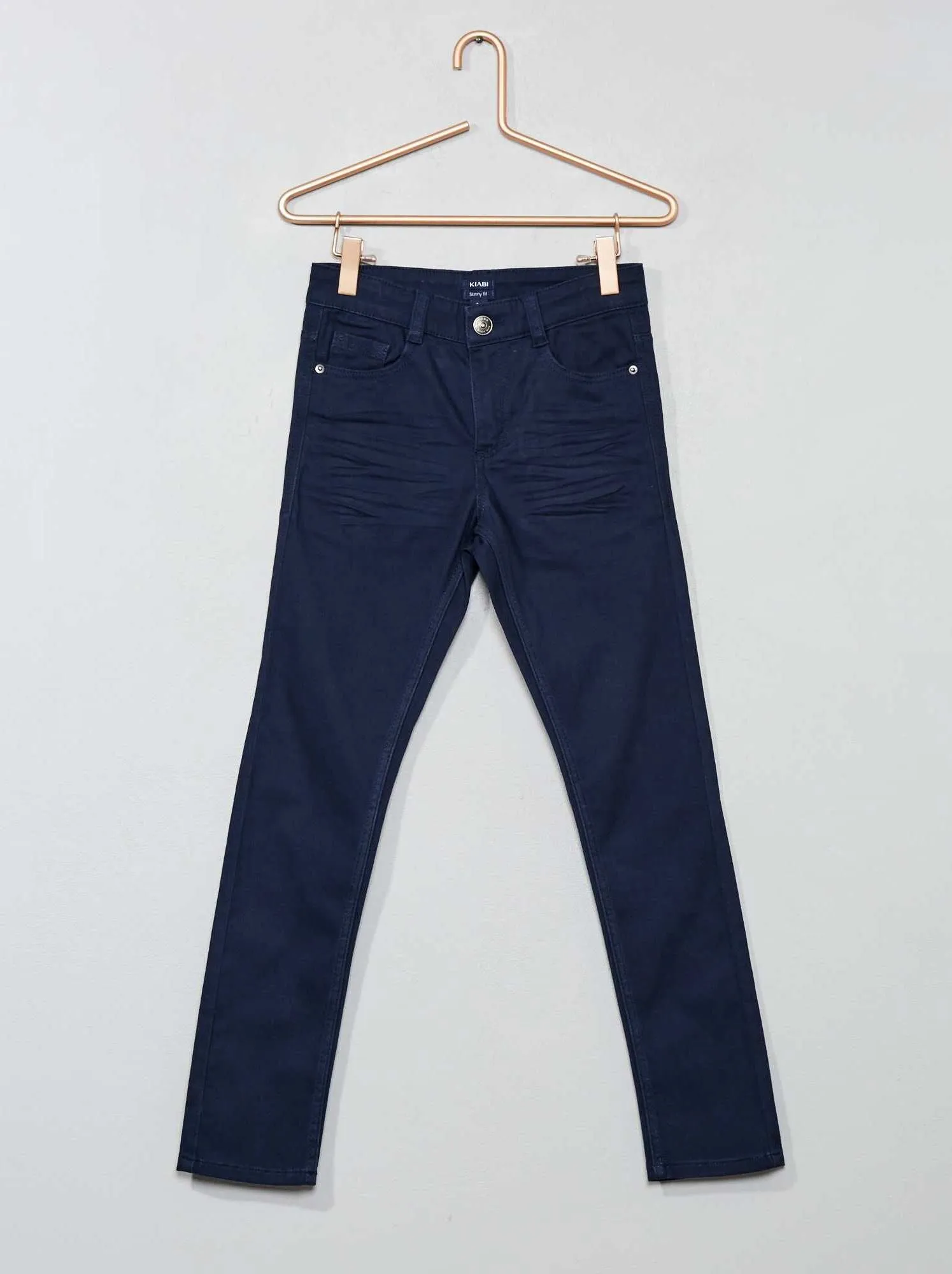 Pantaloni skinny cinque tasche - blu marino