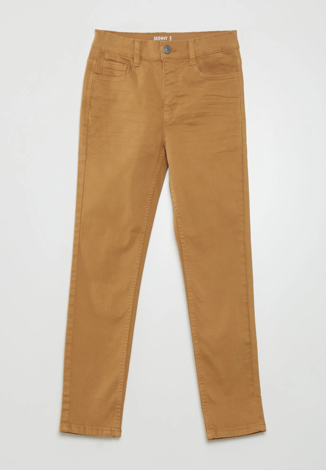 Pantaloni skinny cinque tasche - Marrone