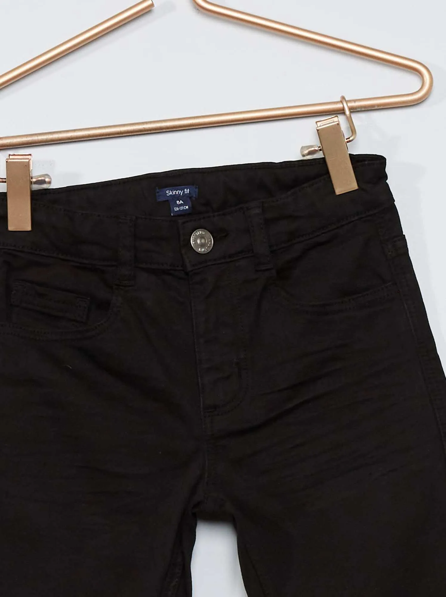 Pantaloni skinny cinque tasche - nero