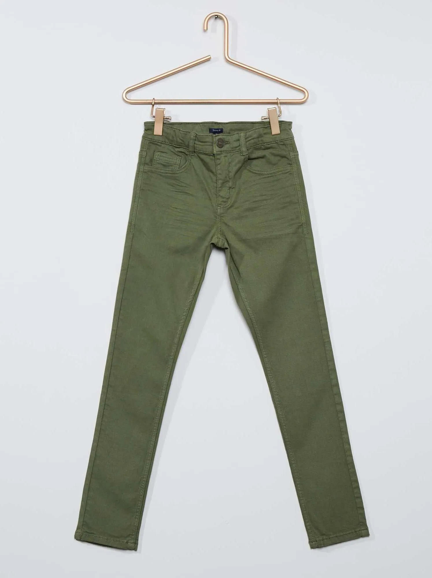 Pantaloni skinny cinque tasche - Verde