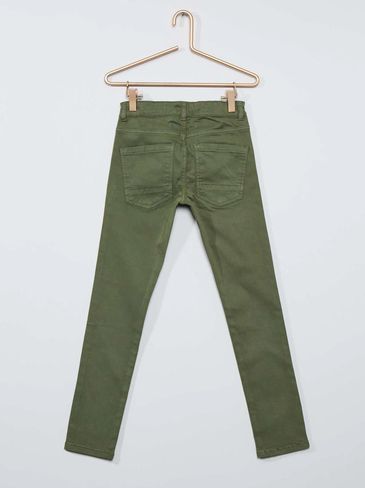 Pantaloni skinny cinque tasche - Verde