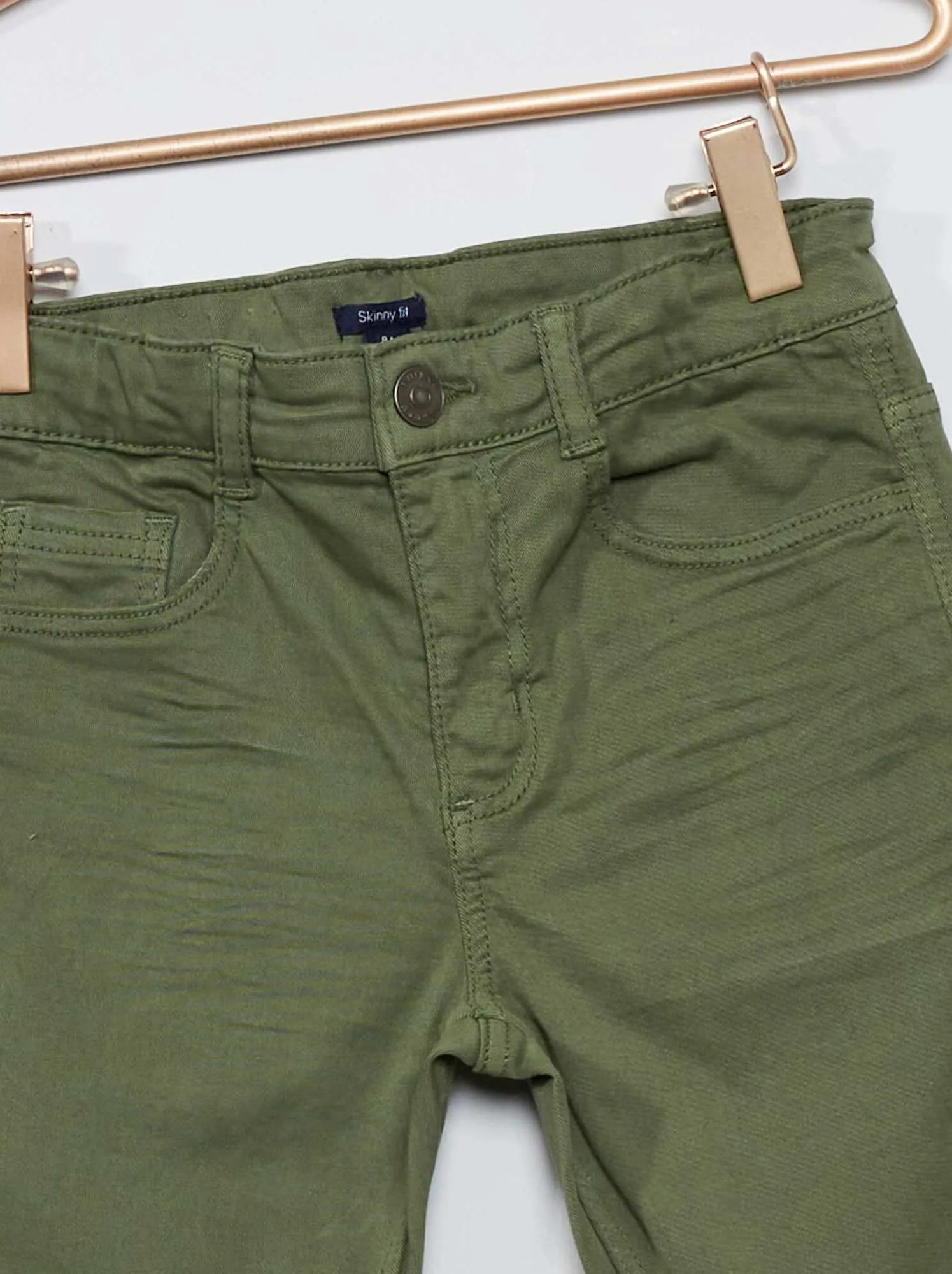 Pantaloni skinny cinque tasche - Verde