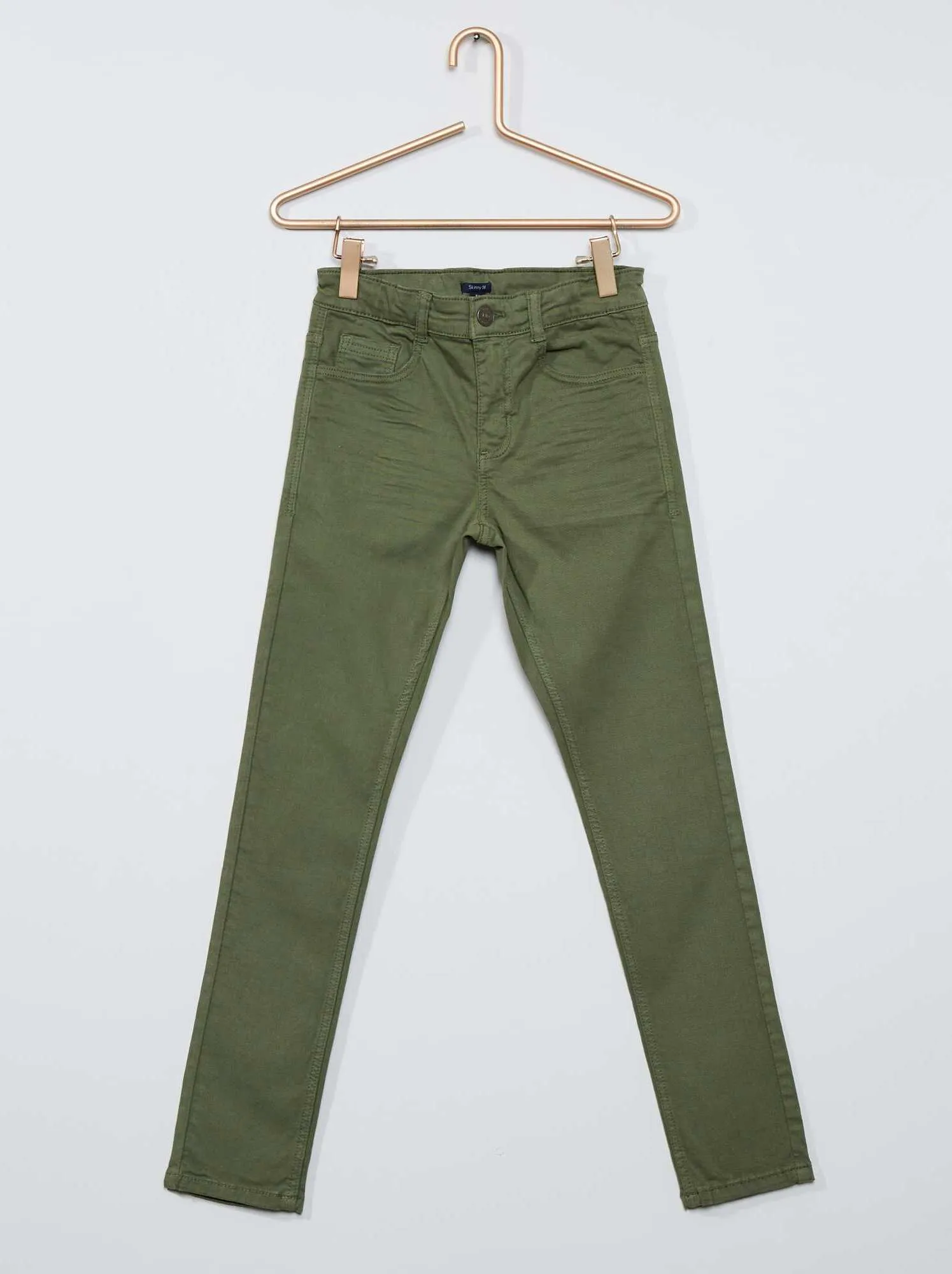 Pantaloni skinny cinque tasche - Verde