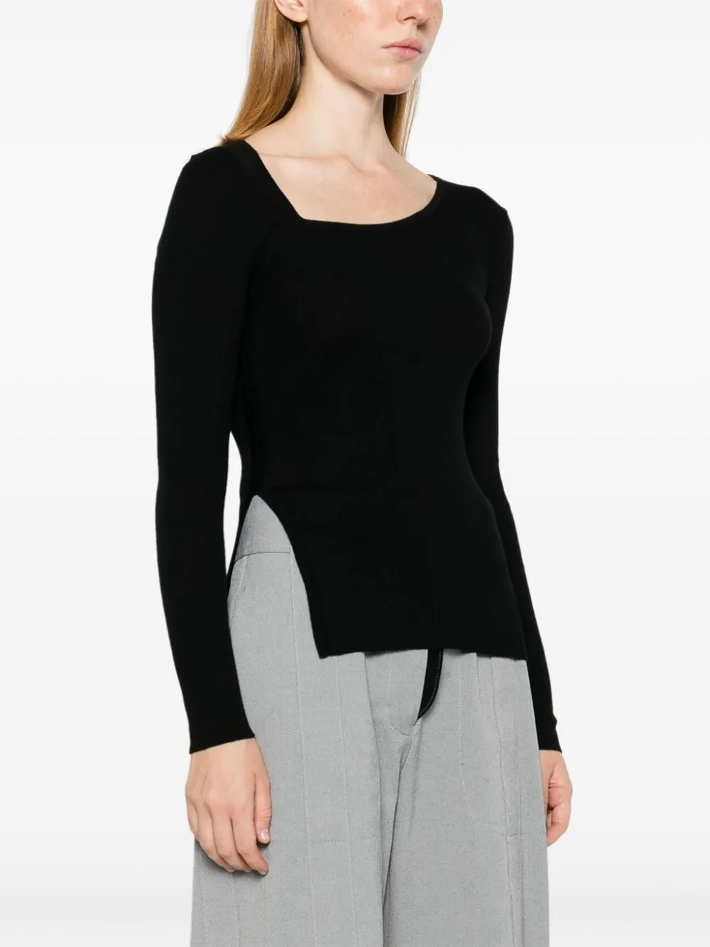 P.a.r.o.s.h. Maglia Nero Donna a coste