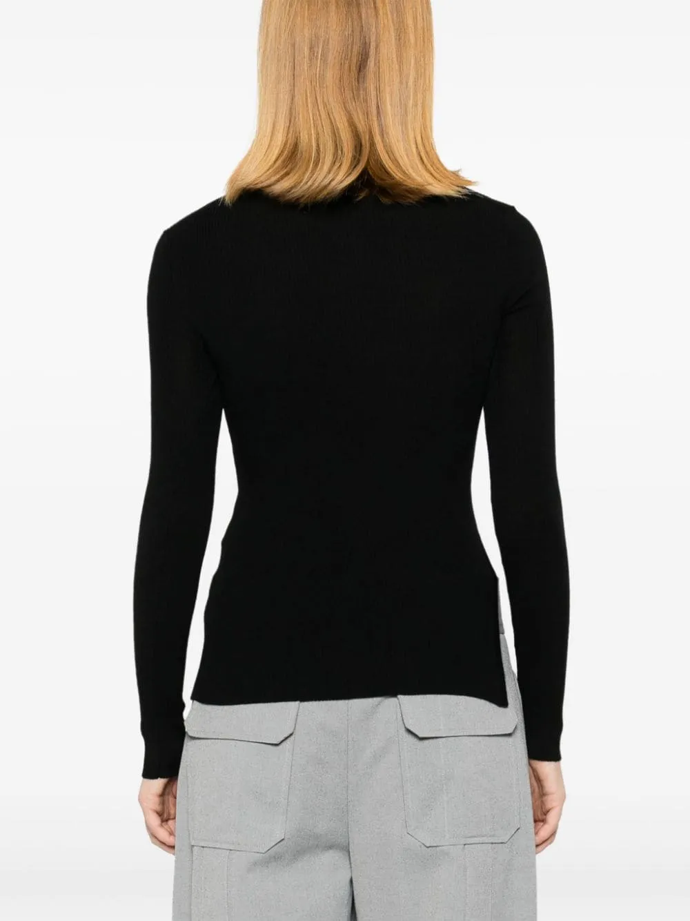 P.a.r.o.s.h. Maglia Nero Donna a coste
