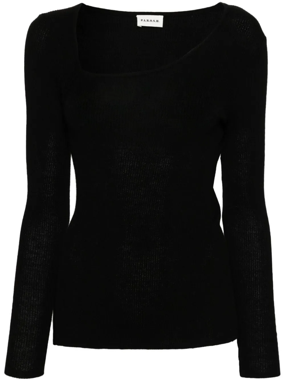 P.a.r.o.s.h. Maglia Nero Donna a coste