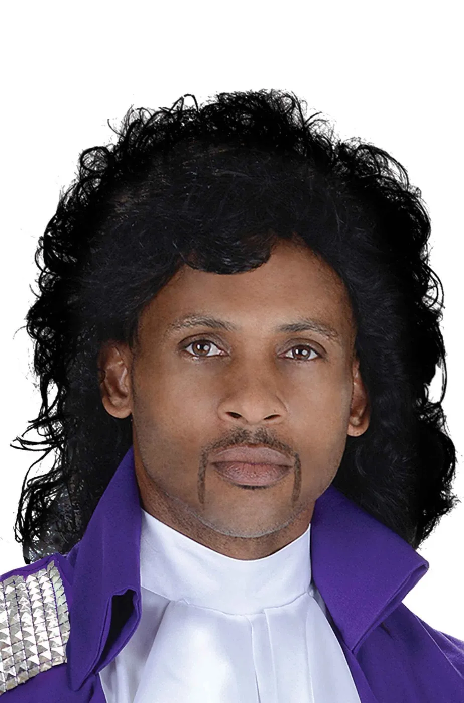 Parrucca nera mossa anni 80 Prince