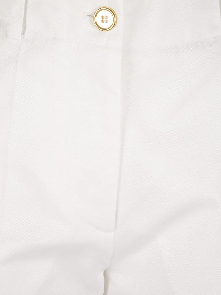 PATOUICONIC LONG TROUSERS White