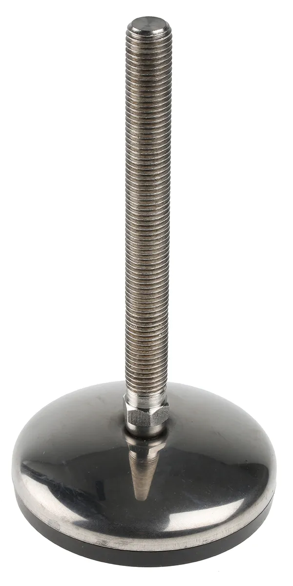 Piedino regolabile Nu-Tech Engineering in Acciaio inossidabile, M16 x 150mm, 1000kg