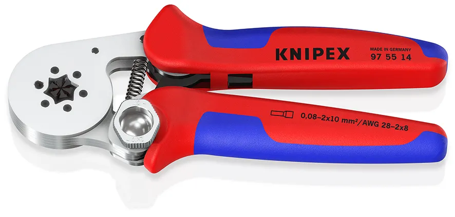 Pinza crimpatrice Knipex, Terminale con collare