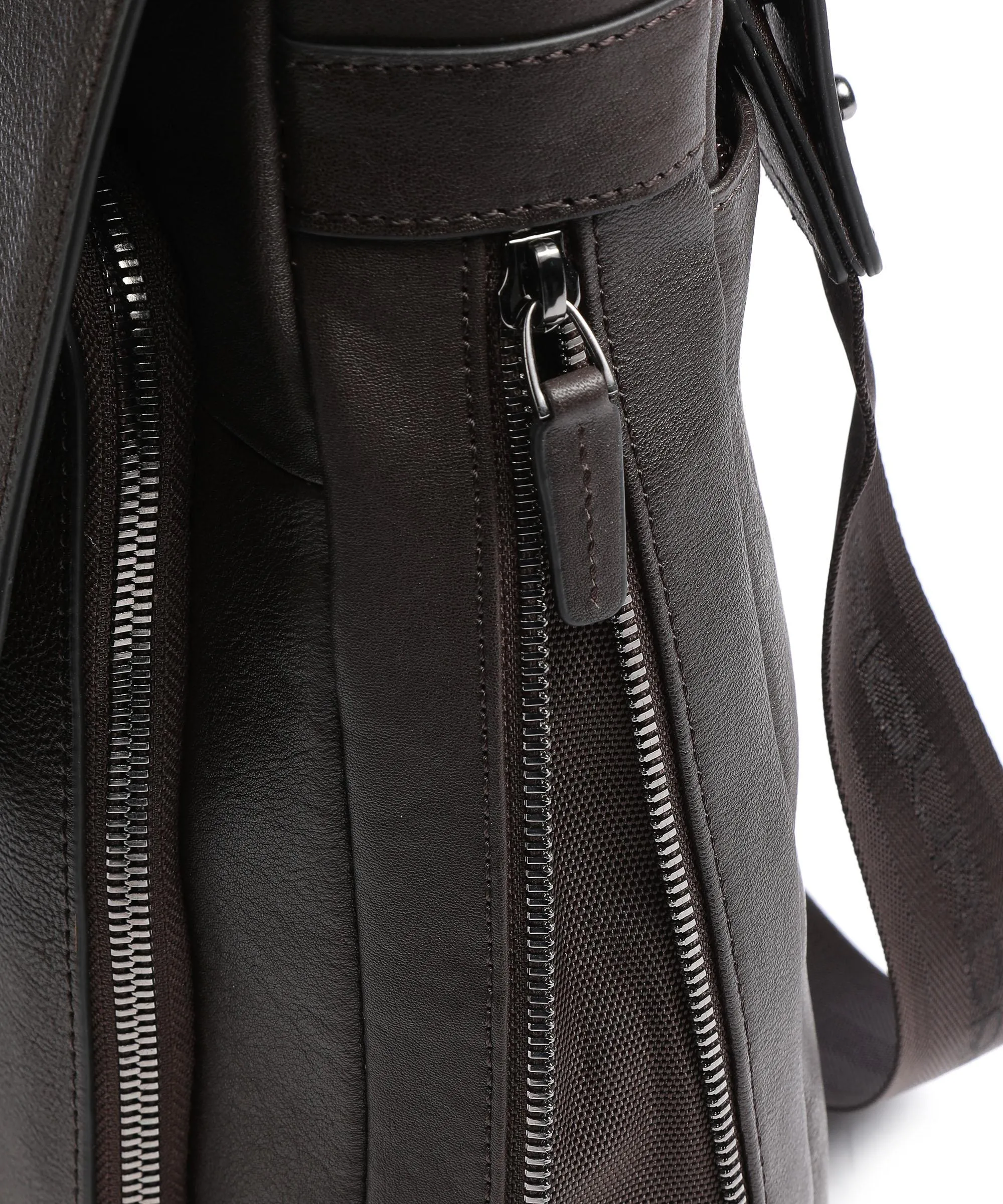  Piquadro Black Square Cartella 15″ pelle marrone scuro  