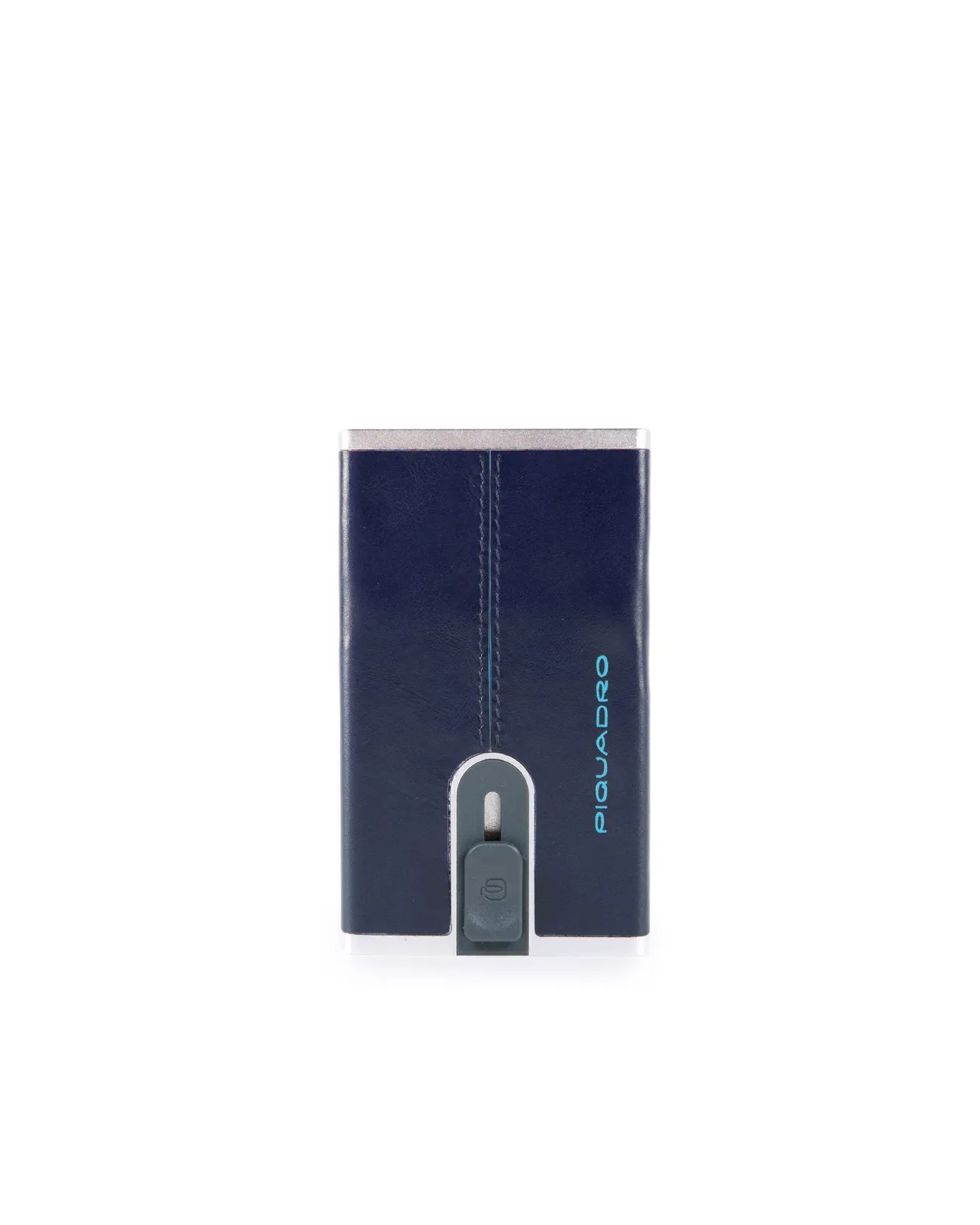 Piquadro - Porta carte di credito con sliding system Blue Square - PP4825B2R | Studioarch.com
