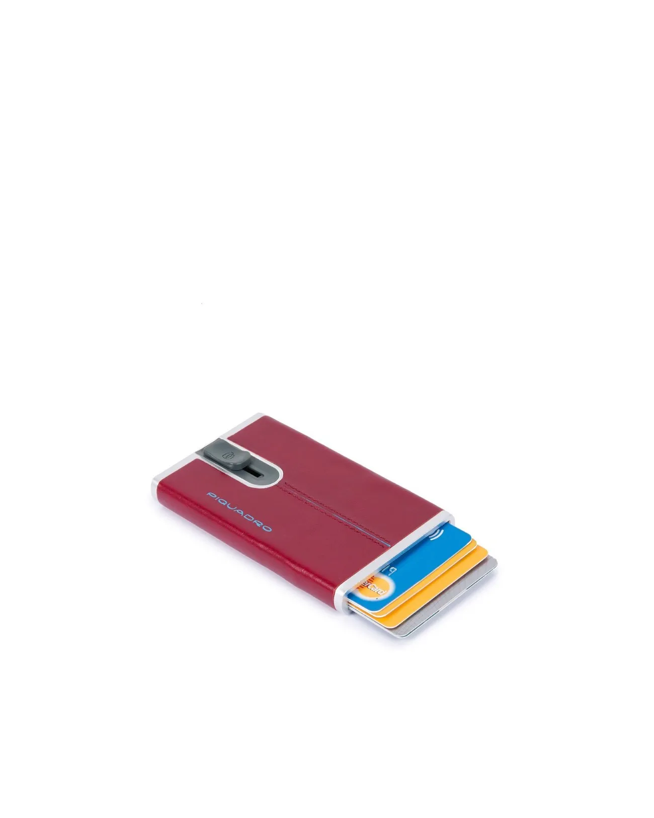 Piquadro - Porta carte di credito con sliding system Blue Square - PP4825B2R | Studioarch.com