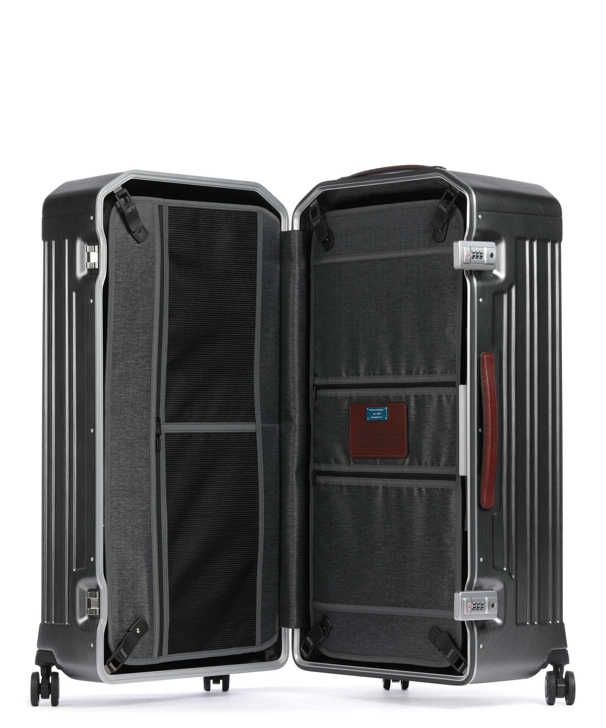  Piquadro PQ-LM Trunk Valigia trolley (4 ruote) argento 80 cm  