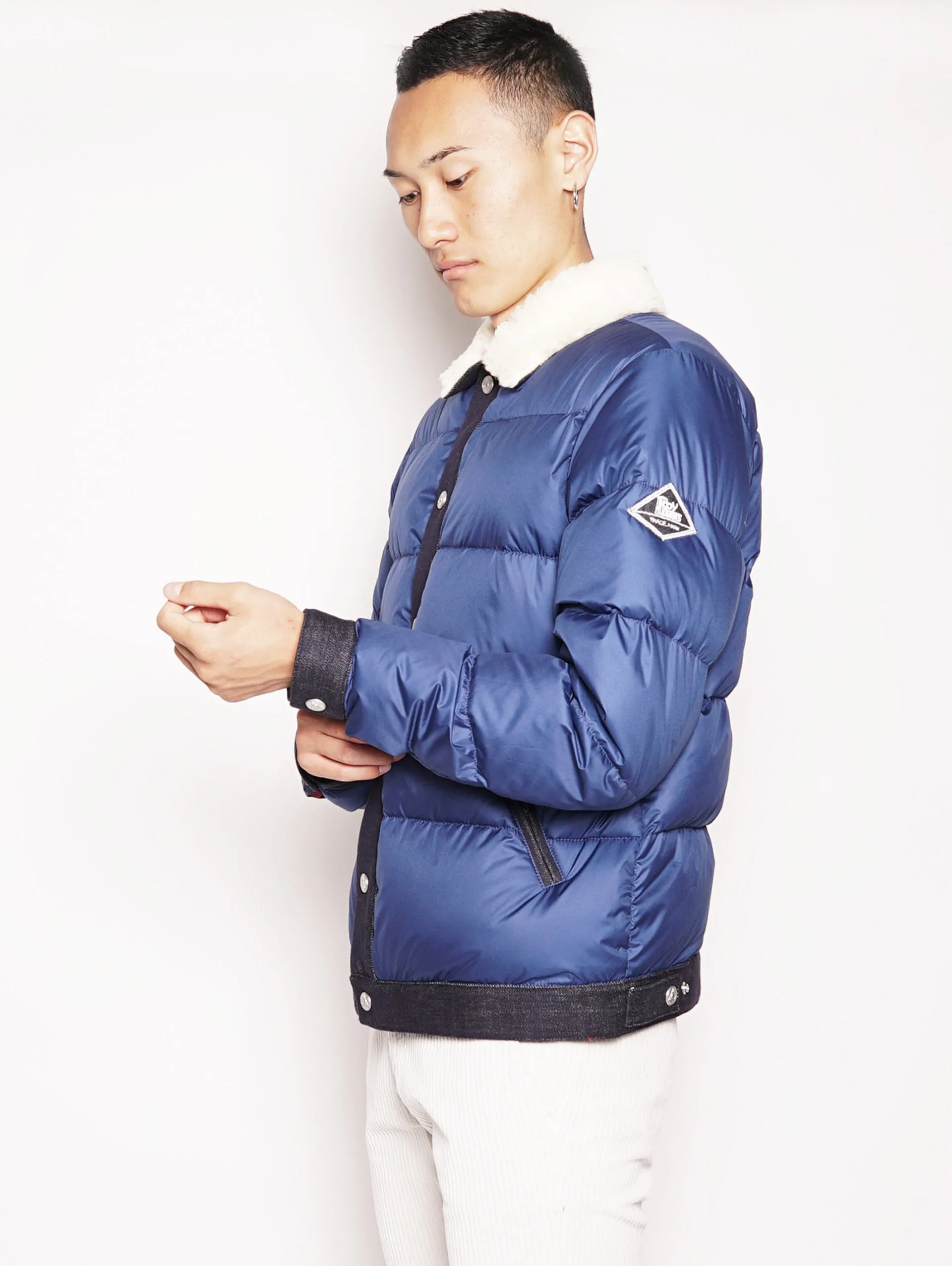 Piumino Abetone Lamb Down Blu