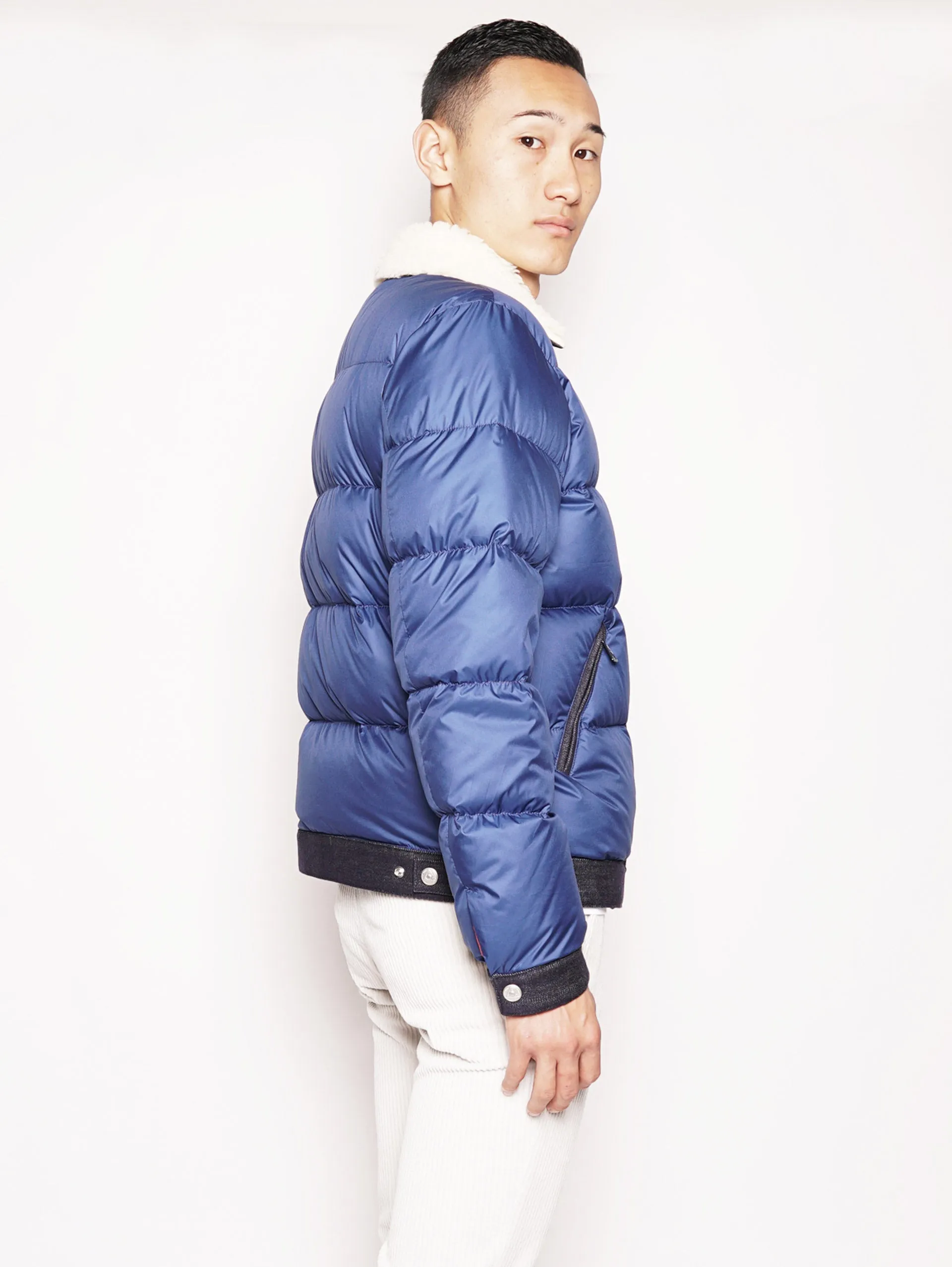 Piumino Abetone Lamb Down Blu