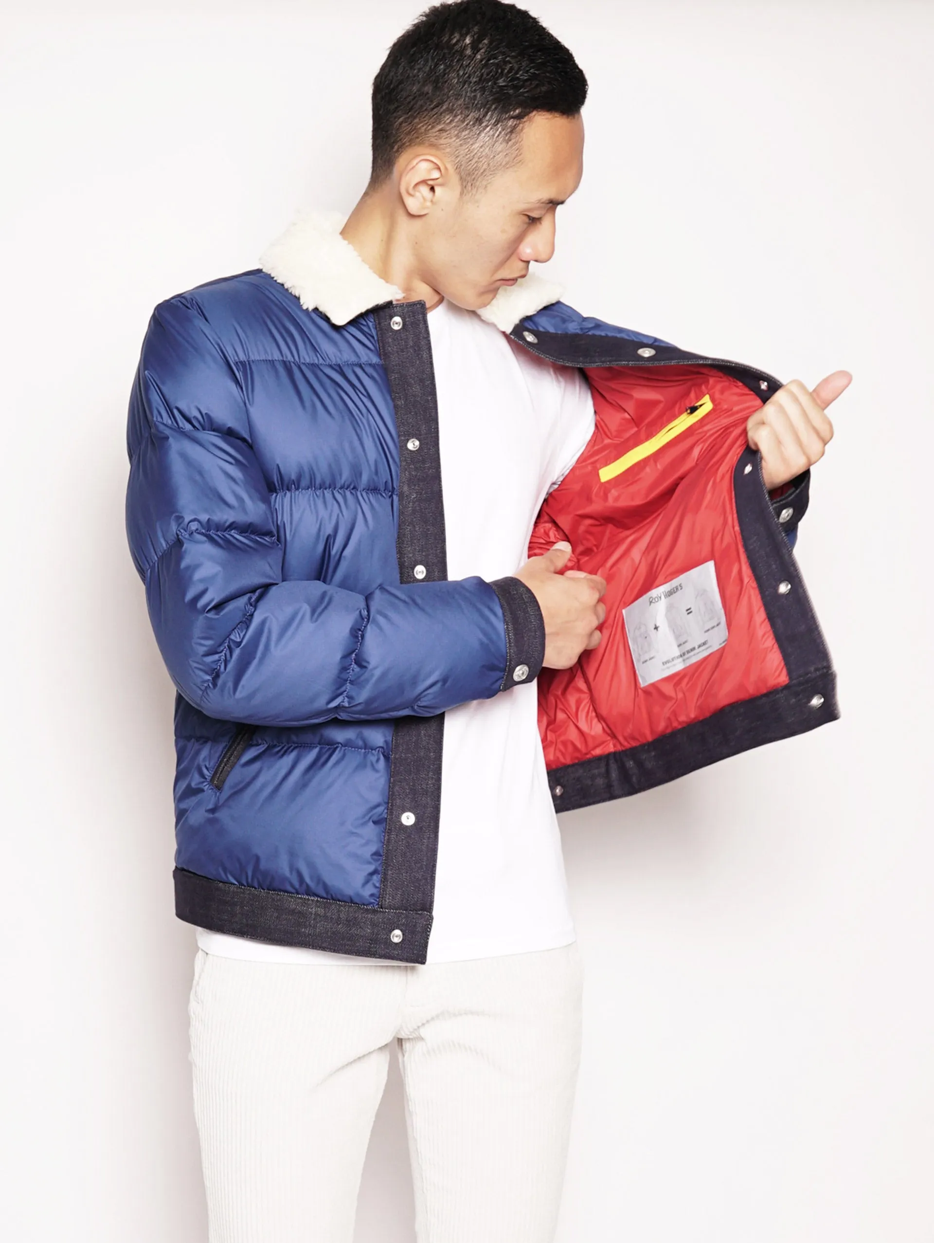 Piumino Abetone Lamb Down Blu