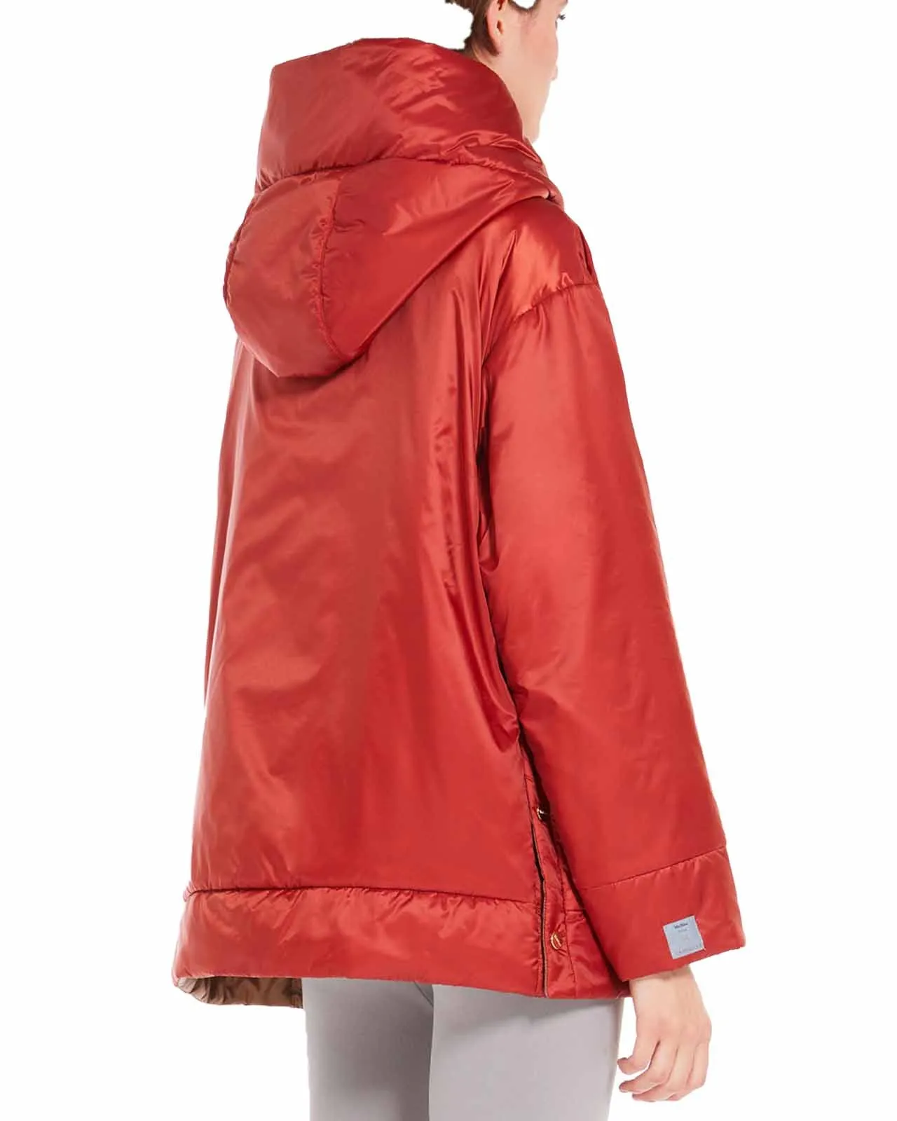 Piumino Dali double rosso cammello