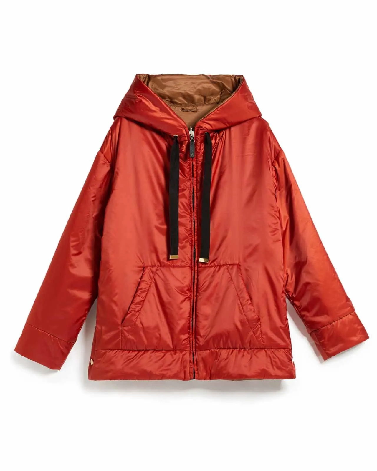 Piumino Dali double rosso cammello