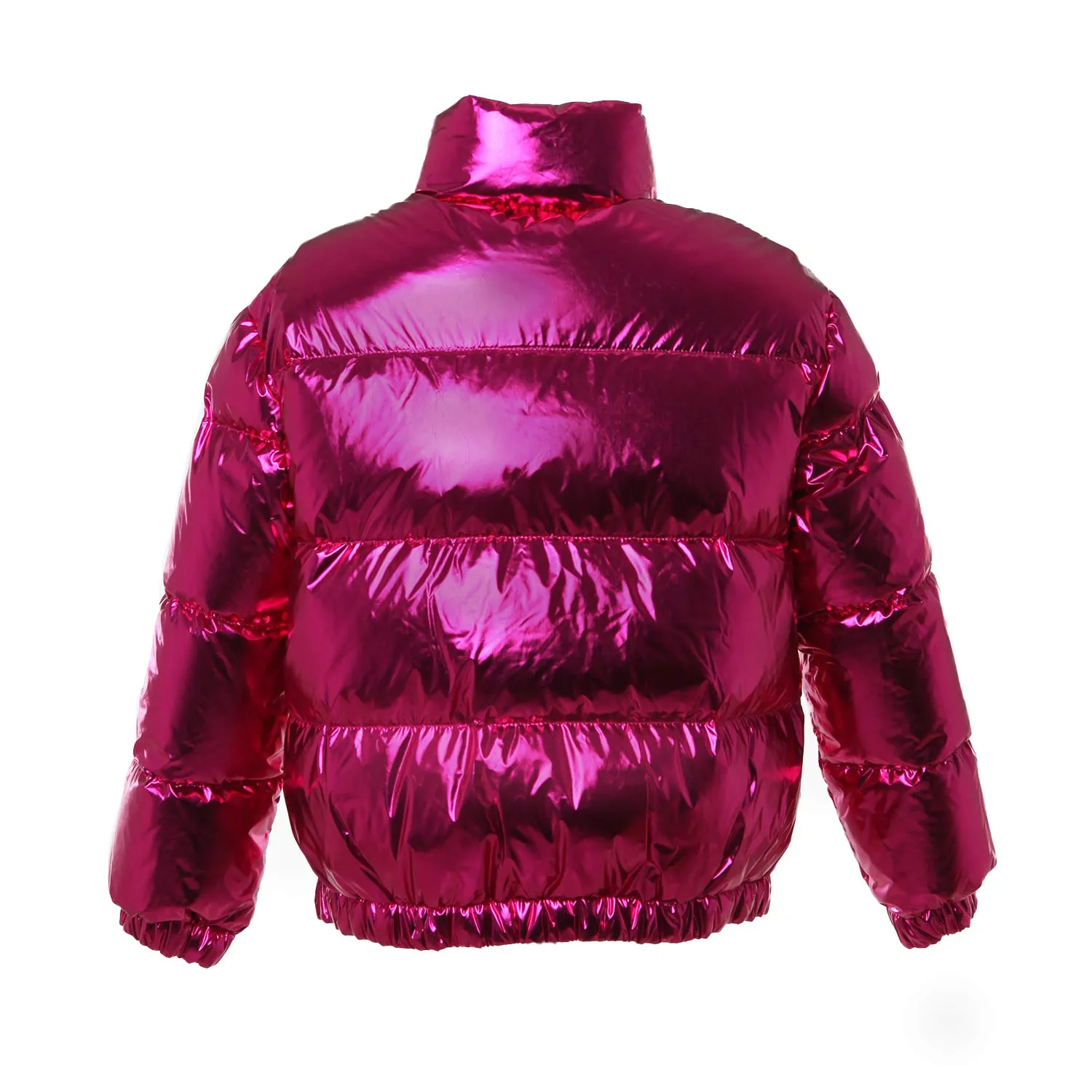 Piumino Meuse Laminato Fucsia Bambina E Ragazza