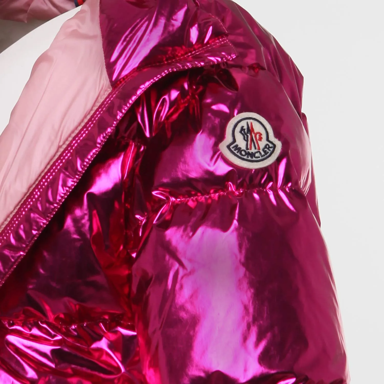 Piumino Meuse Laminato Fucsia Bambina E Ragazza