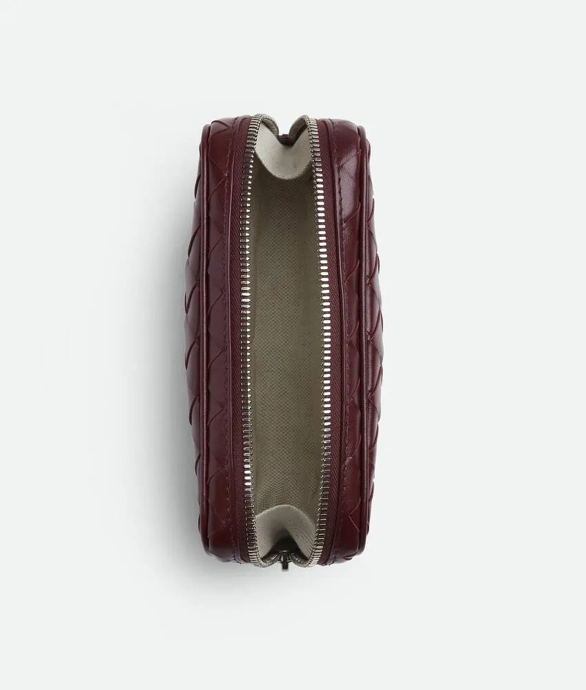 Pochette Intrecciato piccola con zip 