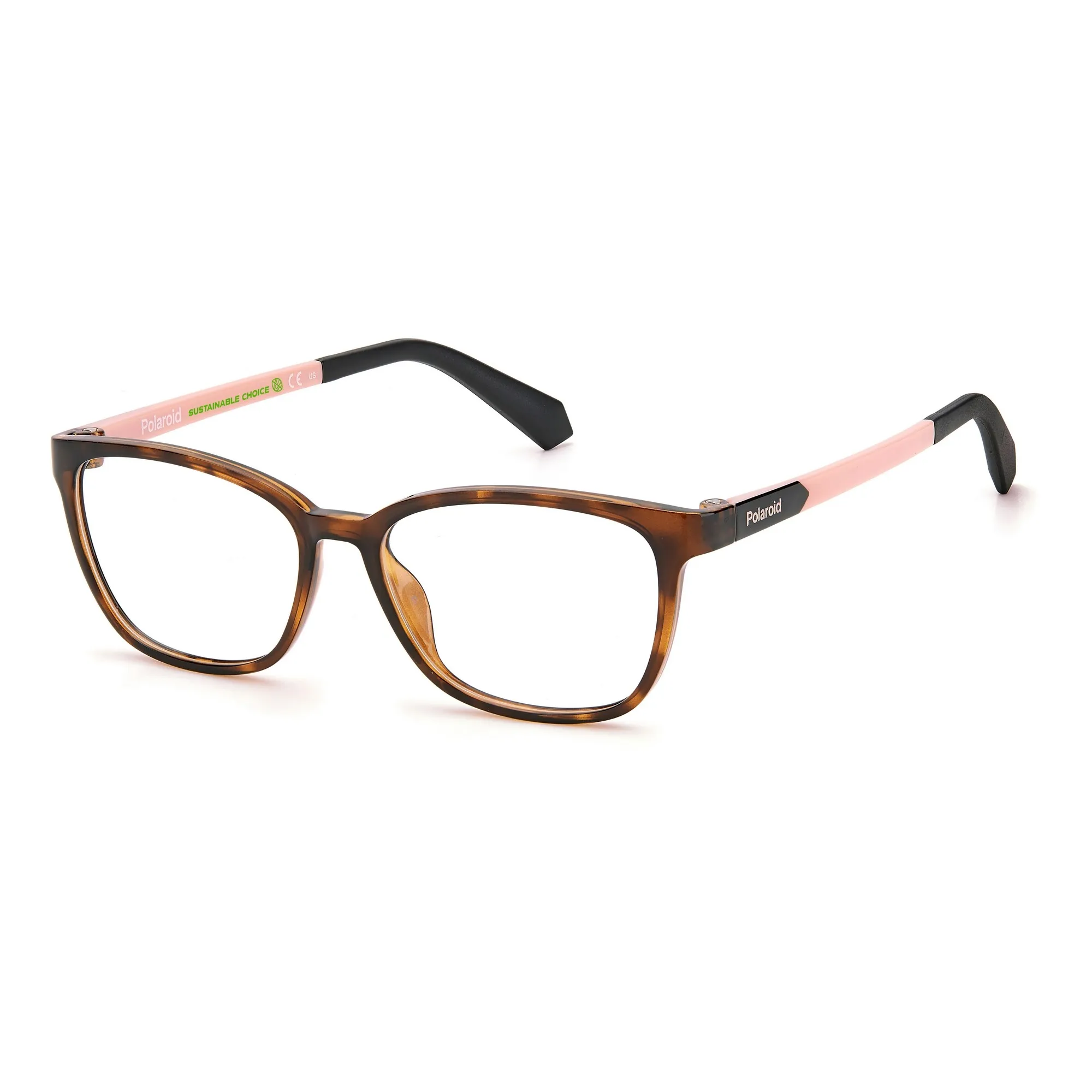   Polaroid Kids PLD D826 - 0T4 L'avana Rosa | Occhiale Da Vista Bambina 