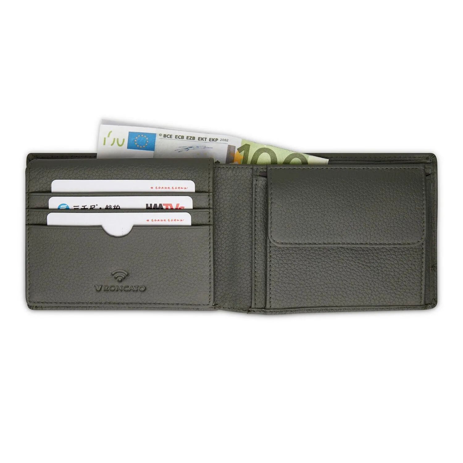 Roncato Alaska Portafoglio Protezione RFID Pelle 13 cm