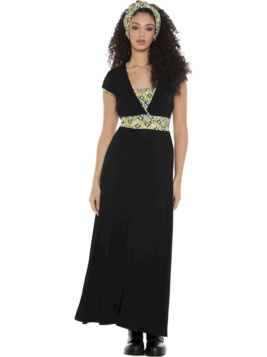 S24D55 - Vestito lungo Sunny Psychotria Baba Design