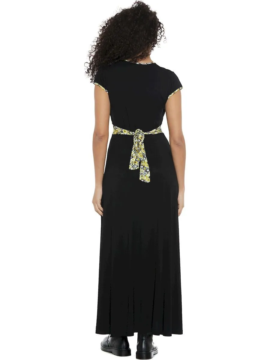 S24D55 - Vestito lungo Sunny Psychotria Baba Design