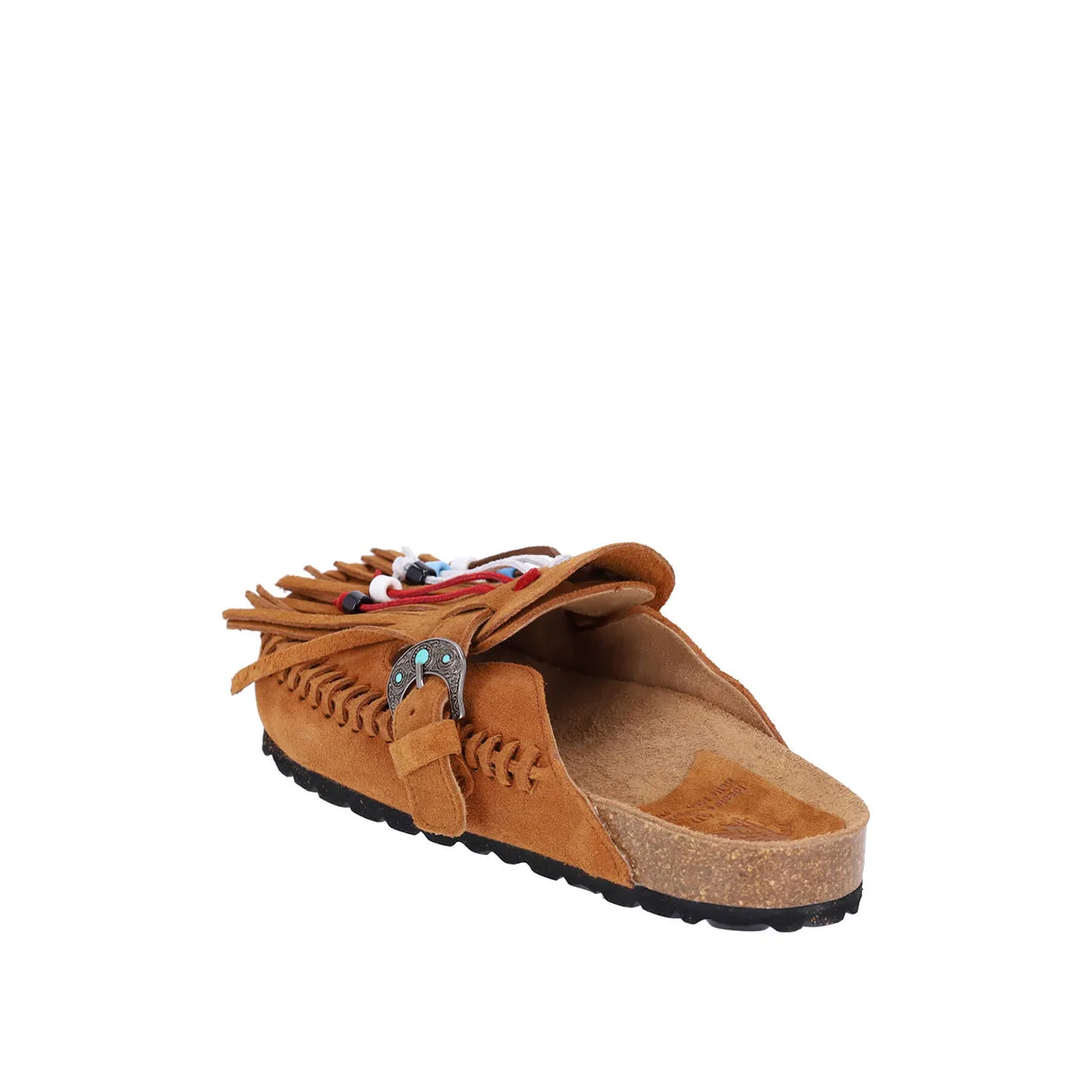 Sabot Donna Taji Caribe Suede Marrone Chiaro