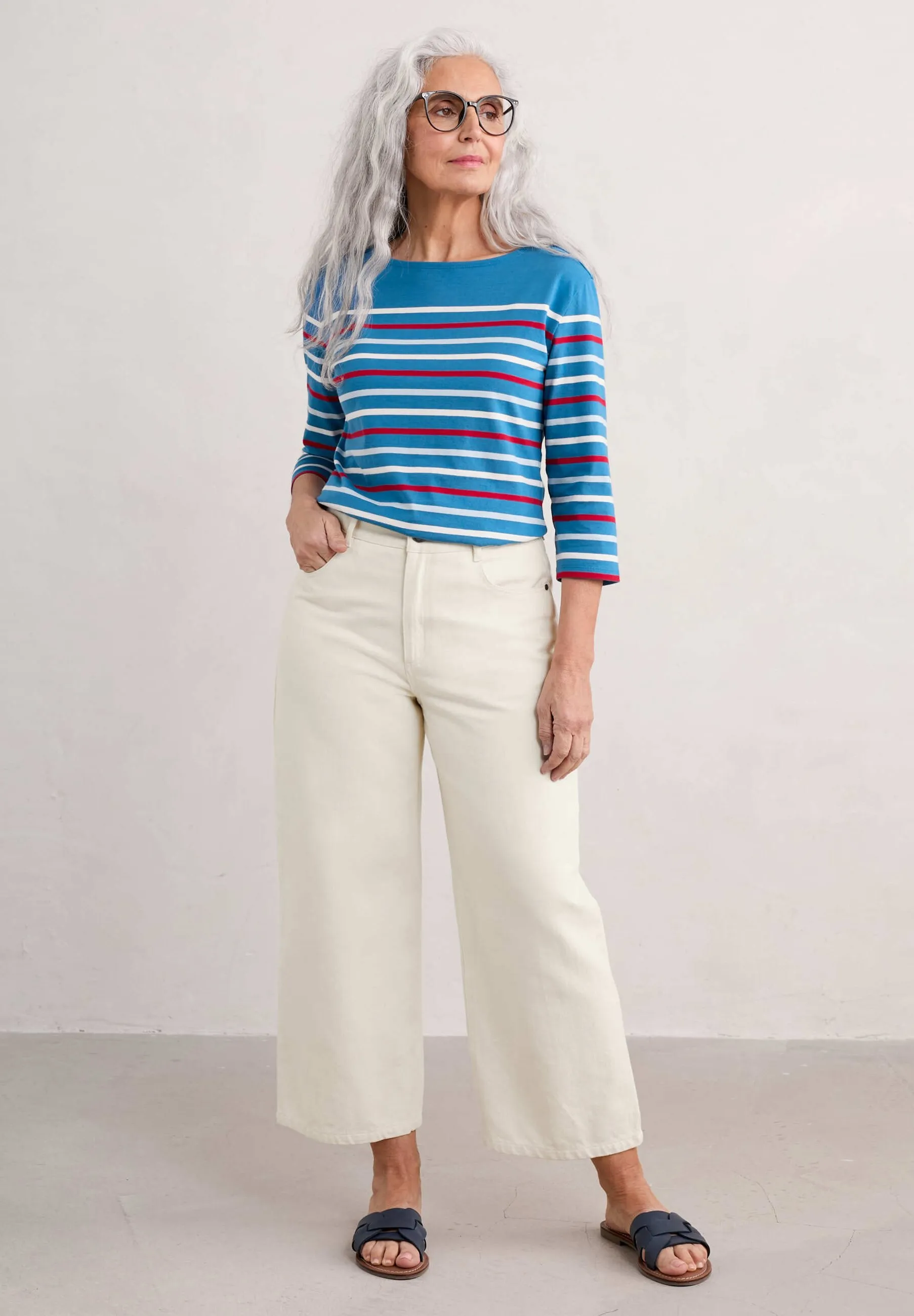SAILOR THREE QUARTER SLEEVE - Maglietta a manica lunga