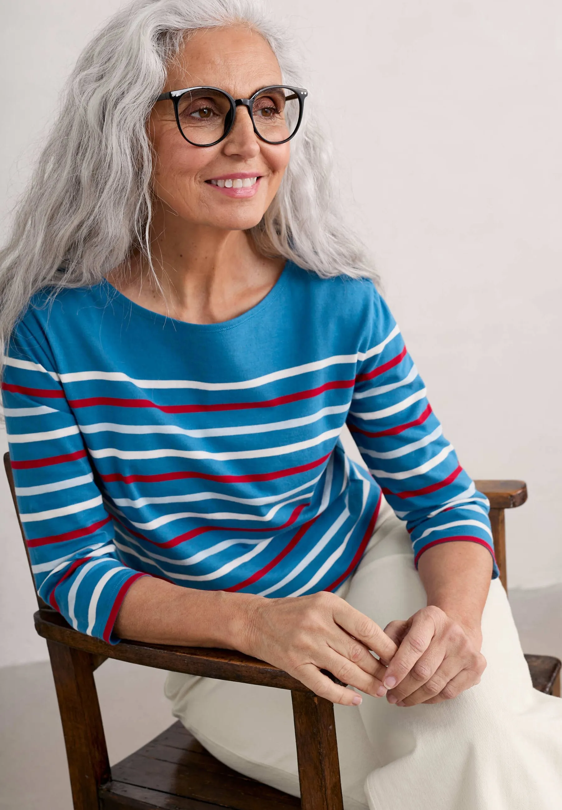 SAILOR THREE QUARTER SLEEVE - Maglietta a manica lunga