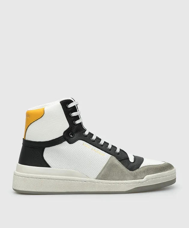 Saint Laurent Scarpe da ginnastica in pelle 6106181JZB0