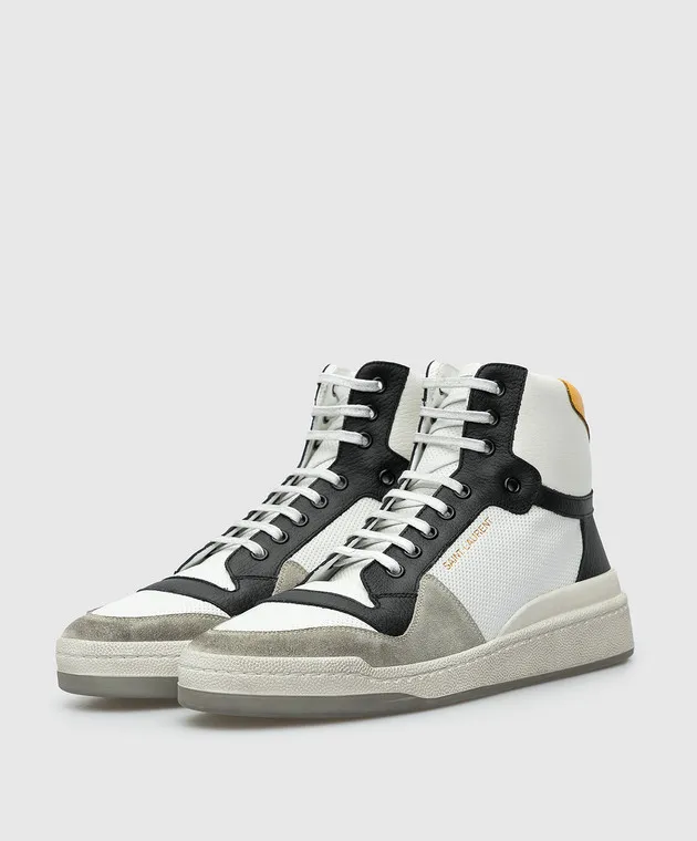 Saint Laurent Scarpe da ginnastica in pelle 6106181JZB0