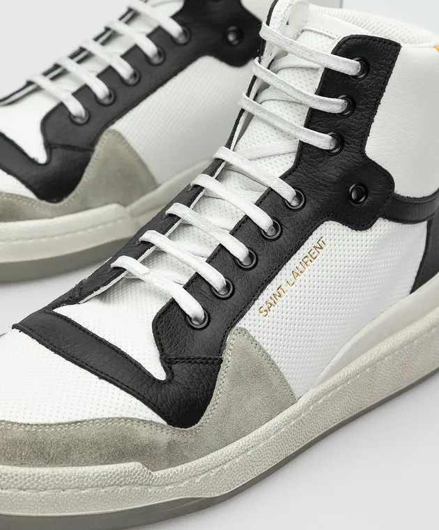 Saint Laurent Scarpe da ginnastica in pelle 6106181JZB0