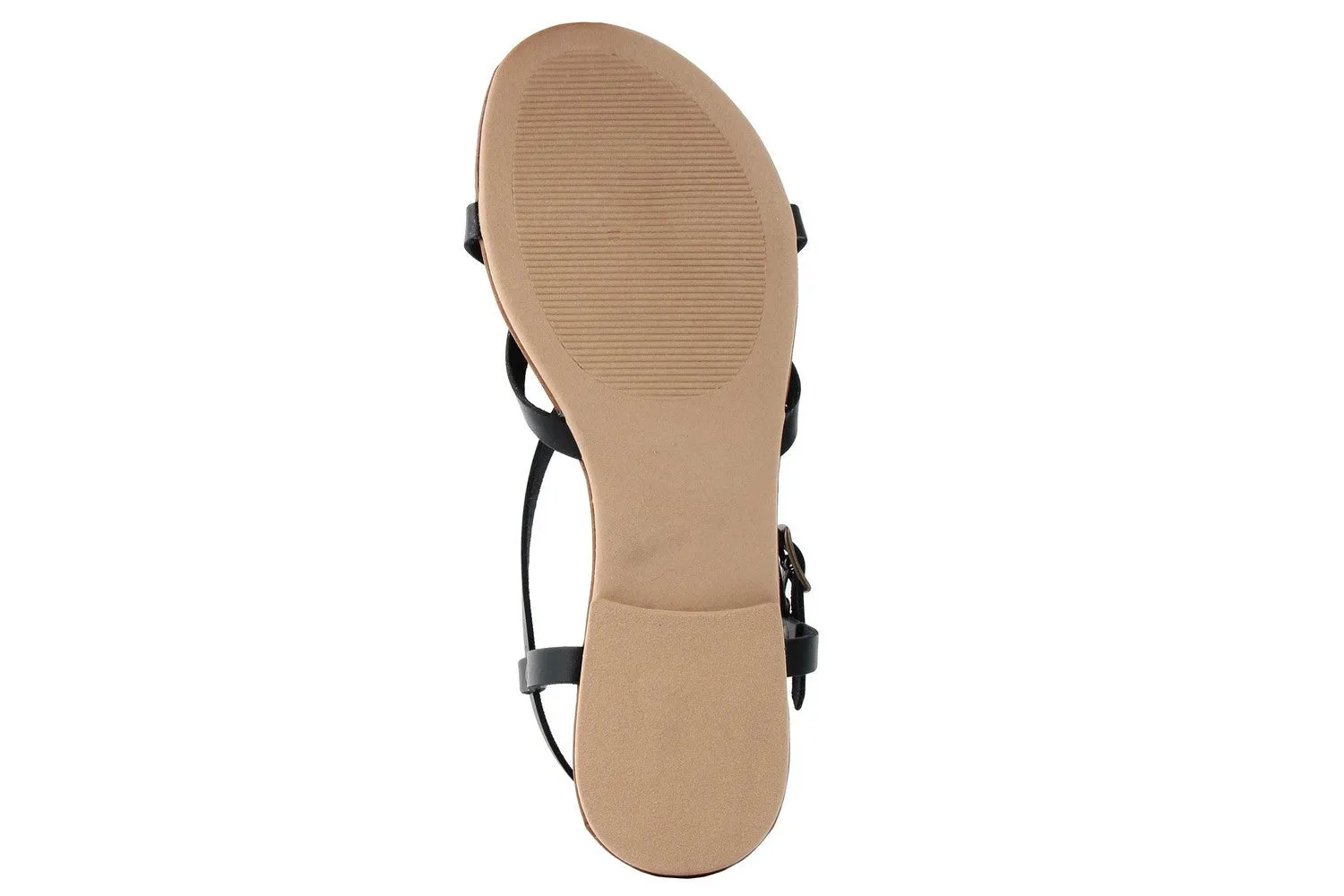 Sandalo in pelle Donna colore Nero