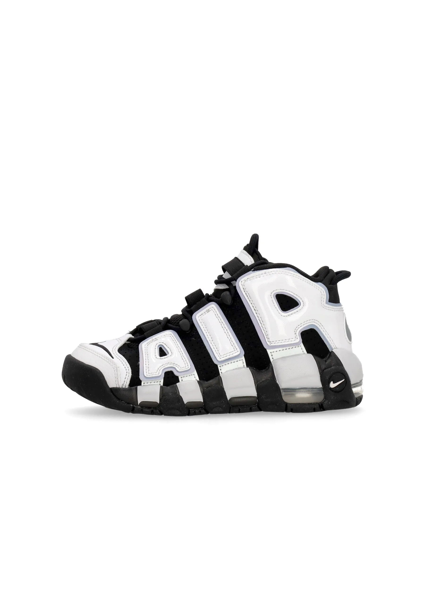 Scarpa Alta Ragazzo Air More Uptempo (gs) Black/white/multi/cobalt Bliss