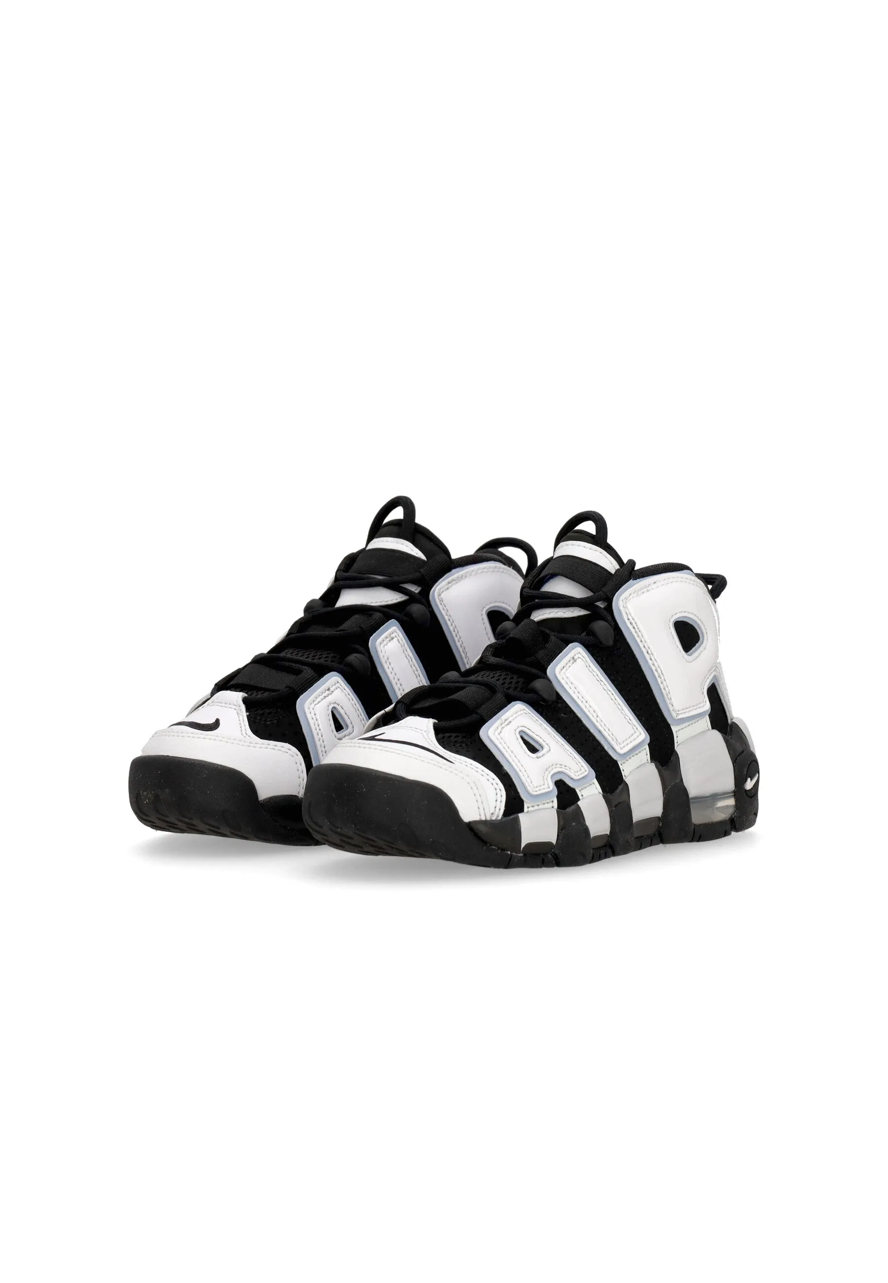 Scarpa Alta Ragazzo Air More Uptempo (gs) Black/white/multi/cobalt Bliss