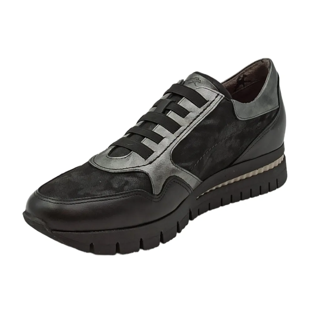 Scarpa sportiva donna in nubuck Fluchos f1623 sugar nero