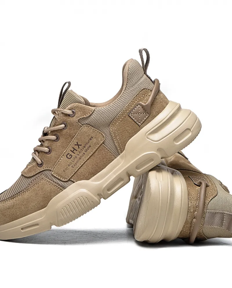 Scarpe antinfortunistiche anti-smashing con punta in acciaio traspirante da esterno da uomo Scarpe antinfortunistiche da uomo le