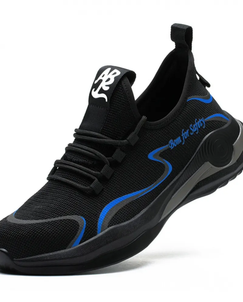 Scarpe antinfortunistiche S1 Uomo Leggero Punta in acciaio Alla moda Traspirante Comodo Resistente agli urti Resistente alle for