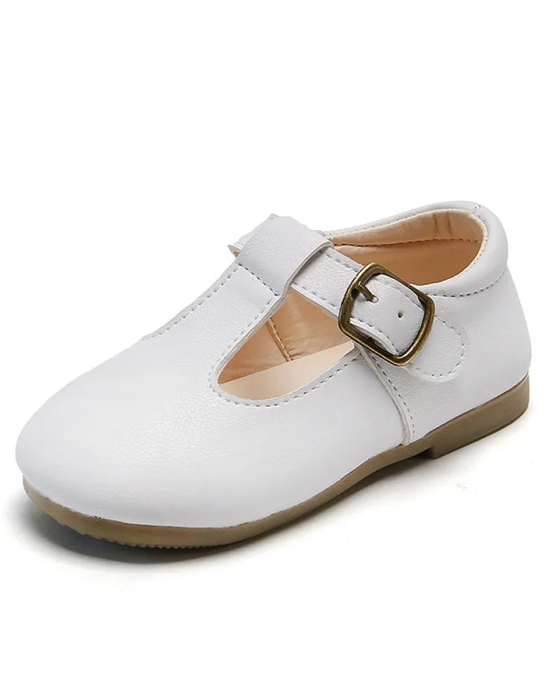Scarpe da berretto da bambina Scarpe casual da abbinare Scarpe a punta tonda per bambini