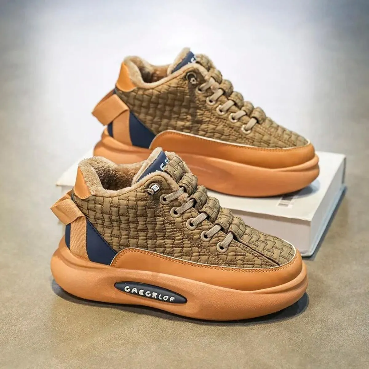 Scarpe da ginnastica per bambini Casual Punta tonda Fondo spesso Impermeabile Comode Alla moda Tutte le partite Antiscivolo Resi