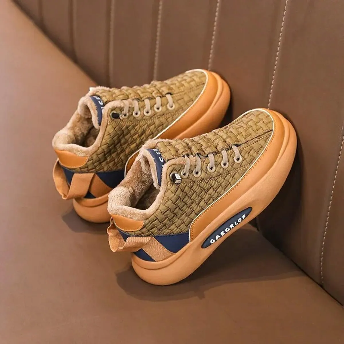 Scarpe da ginnastica per bambini Casual Punta tonda Fondo spesso Impermeabile Comode Alla moda Tutte le partite Antiscivolo Resi