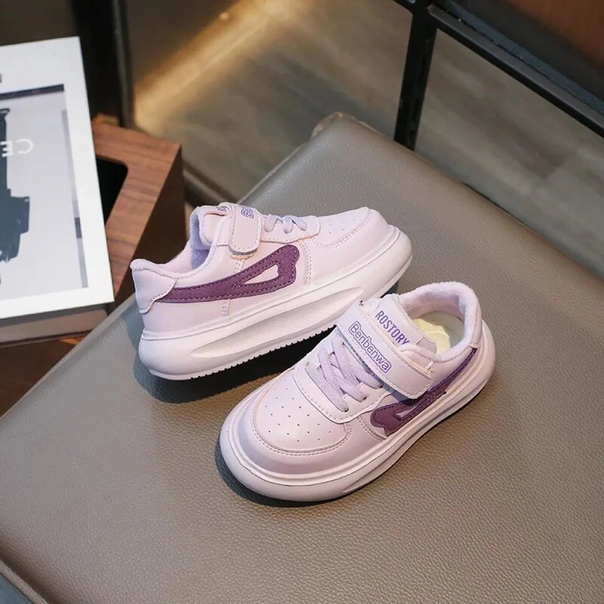 Scarpe da ginnastica per bambini Ragazzo Elastico Comode Morbide Alla moda Tutte le partite Punta rotonda All'aperto Consigliato