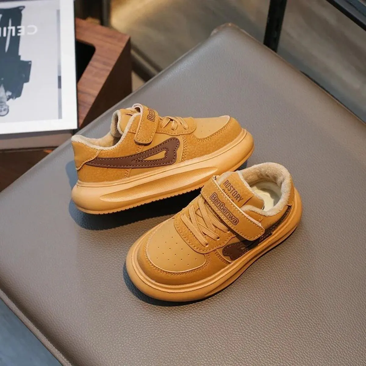 Scarpe da ginnastica per bambini Ragazzo Elastico Comode Morbide Alla moda Tutte le partite Punta rotonda All'aperto Consigliato