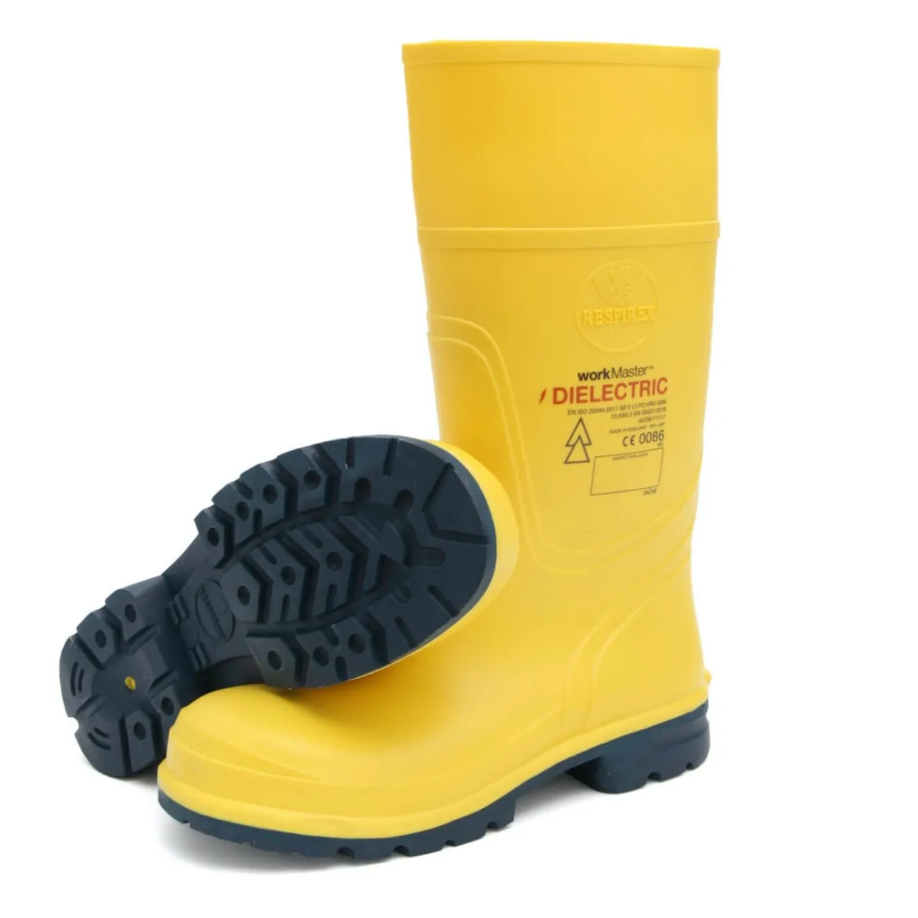 Scarponcini antinfortunistici Respirex da Uomo tg. 39, col. Colore giallo