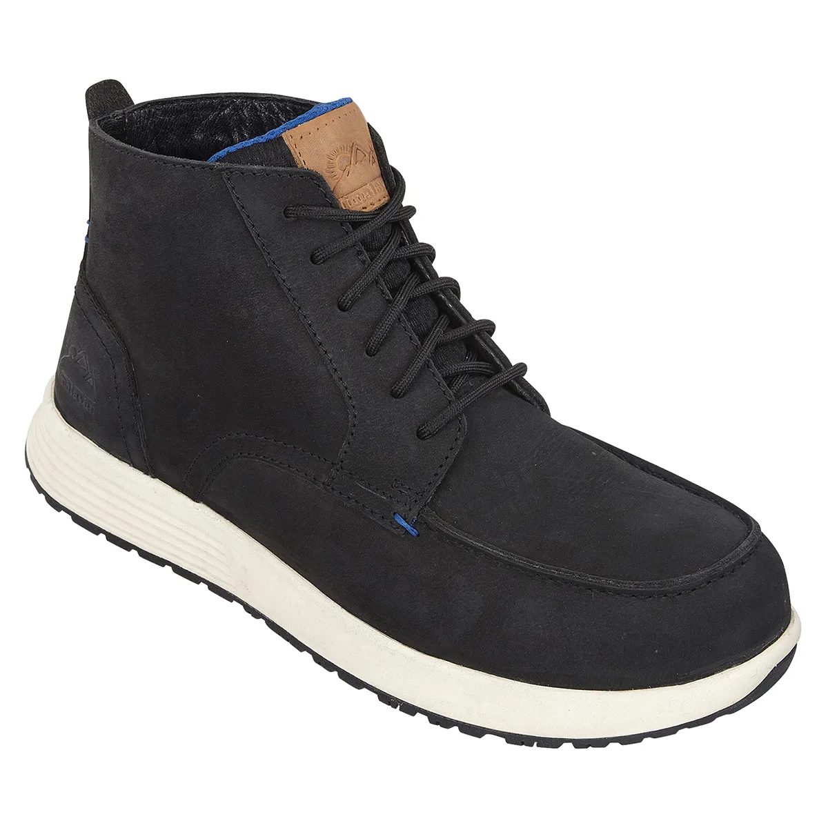 Scarponcini antinfortunistici S3 Himalayan da  Unisex tg. 47, col. Nero, resistenti all'acqua, con puntale di sicurezza