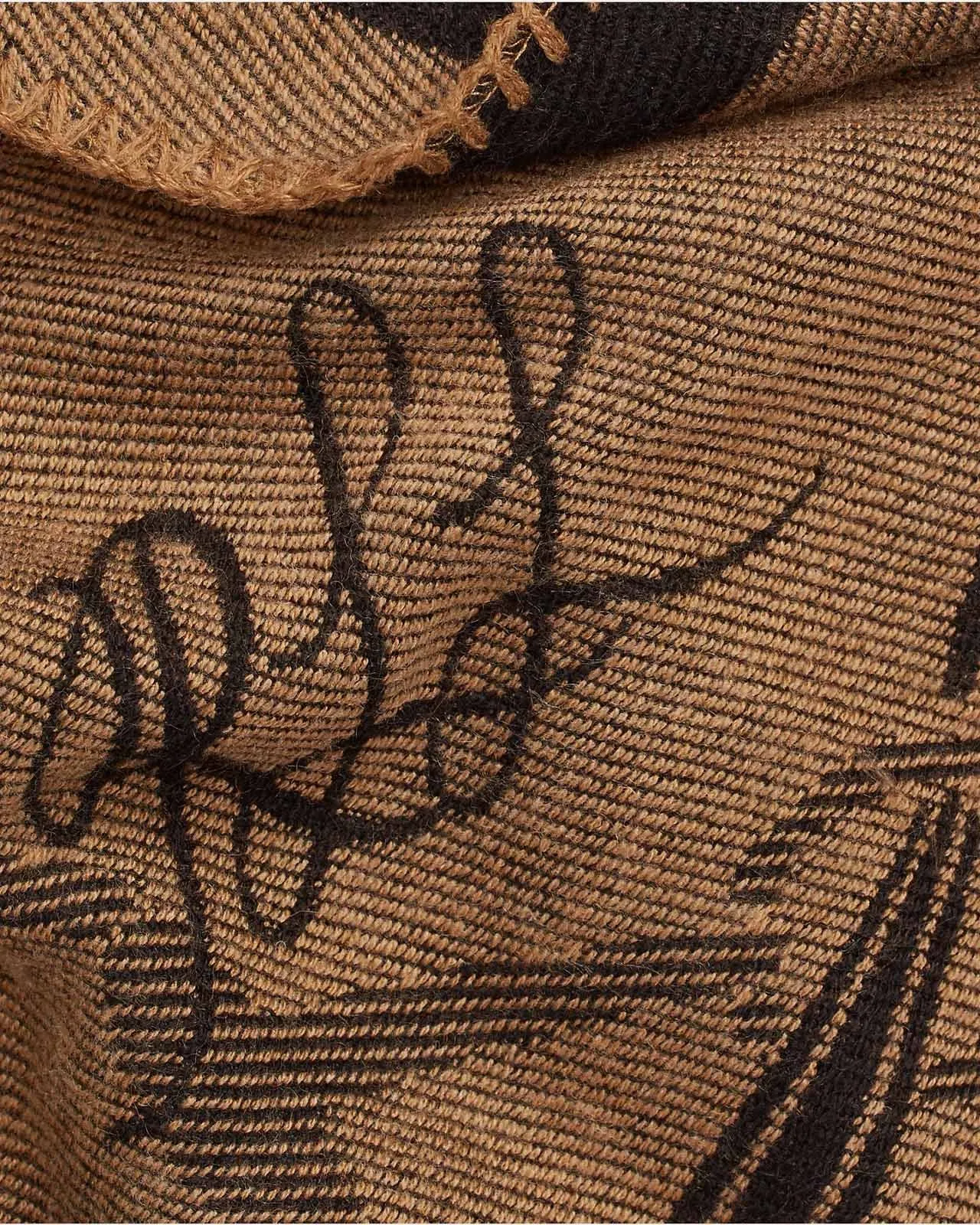 Sciarpa Blanket Wrap cammello